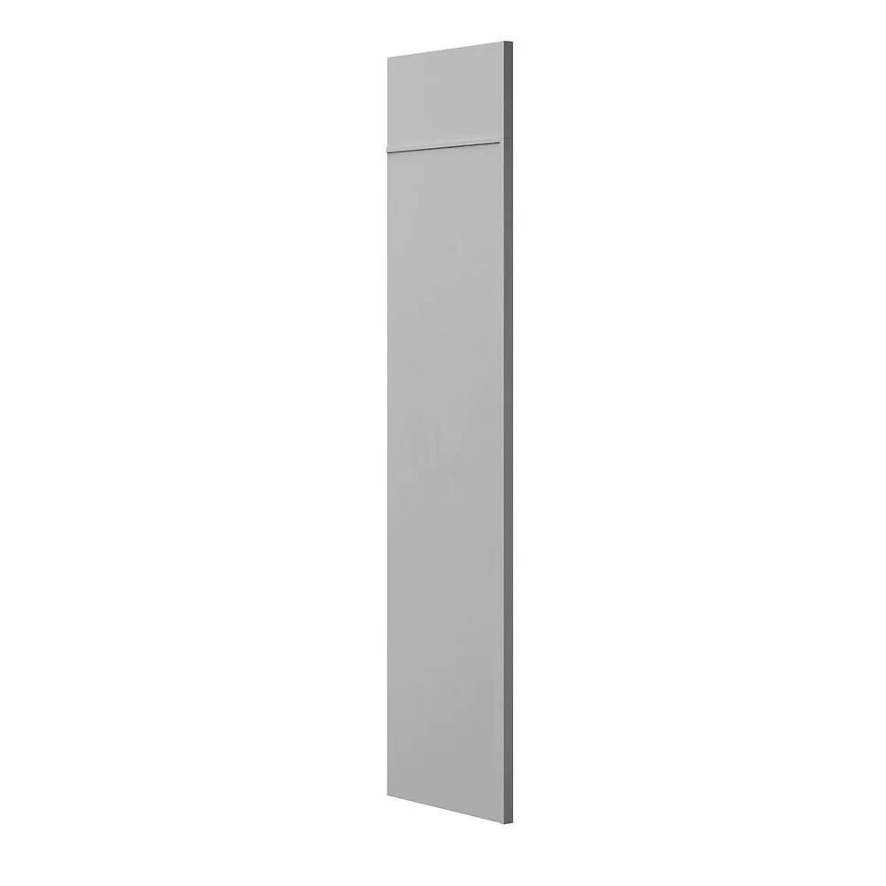 Hampton Bay KAREP-DV 24 in. W x 84 in. H Refrigerator End Panel in Dove Gray