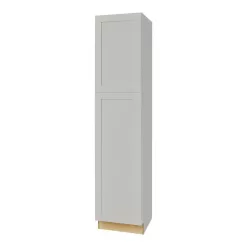 Hampton Bay P188424-G Avondale 18 in. W x 24 in. D x 84 in. H Ready to Assemble Plywood Shaker Pantry Kitchen Cabinet in Dove Gray