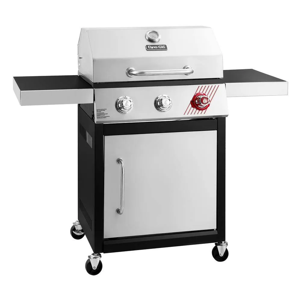 Dyna-Glo DGF371CRP-D 3-Burner Propane Gas Grill in Stainless Steel with TriVantage Multifunctional Cooking System