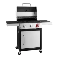 Dyna-Glo DGF371CRP-D 3-Burner Propane Gas Grill in Stainless Steel with TriVantage Multifunctional Cooking System