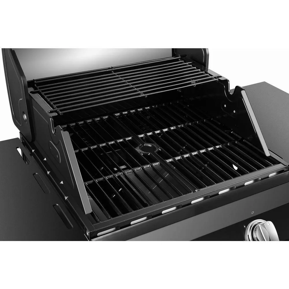 Dyna-Glo DGP321CNP-D Premier 2-Burner Propane Gas Grill with Folding Side Tables in Black