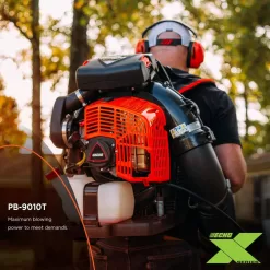 ECHO PB-9010T 220 MPH 1110 CFM 79.9 cc Gas 2-Stroke X Series Backpack Blower with Tube-Mounted Throttle