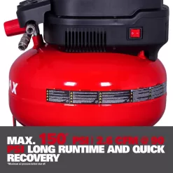 ECOMAX AT01111P-06-04 6 Gal. 150 PSI Electric Pancake Air Compressor