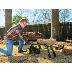 RYOBI RYAC490 5-Ton 15 Amp Horizontal Electric Log Splitter