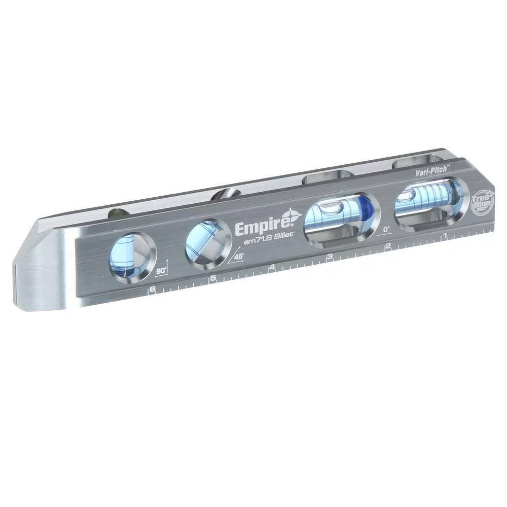 Empire E105.24-Em71.8-E2994 24 in. Digital Box Level with Case and 8 in. Magnetic Torpedo Level and Rafter Square in True Blue
