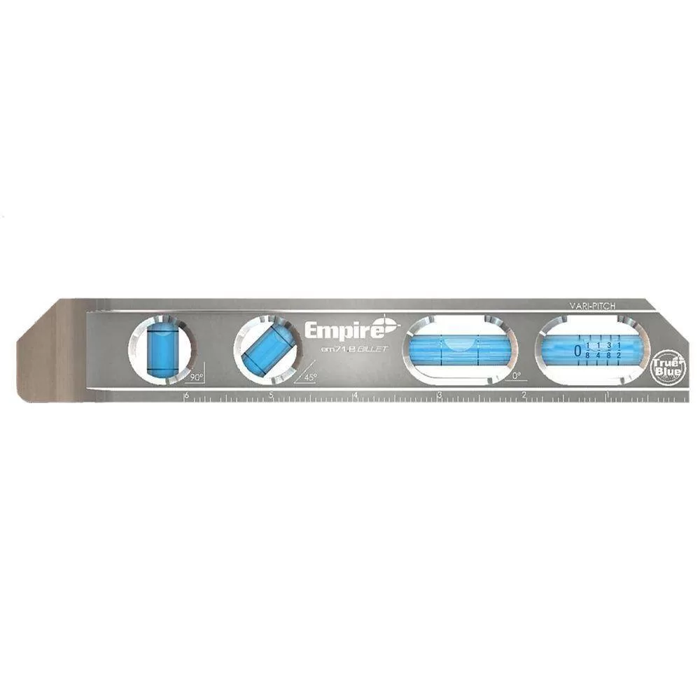 Empire E105.24-Em71.8-E2994 24 in. Digital Box Level with Case and 8 in. Magnetic Torpedo Level and Rafter Square in True Blue