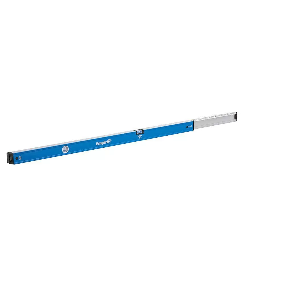 Empire eXT78-em105.9 48 in. to 78 in. True Blue Extendable Box Level with 9 in. Magnetic Digital Torpedo Level (2-Piece)