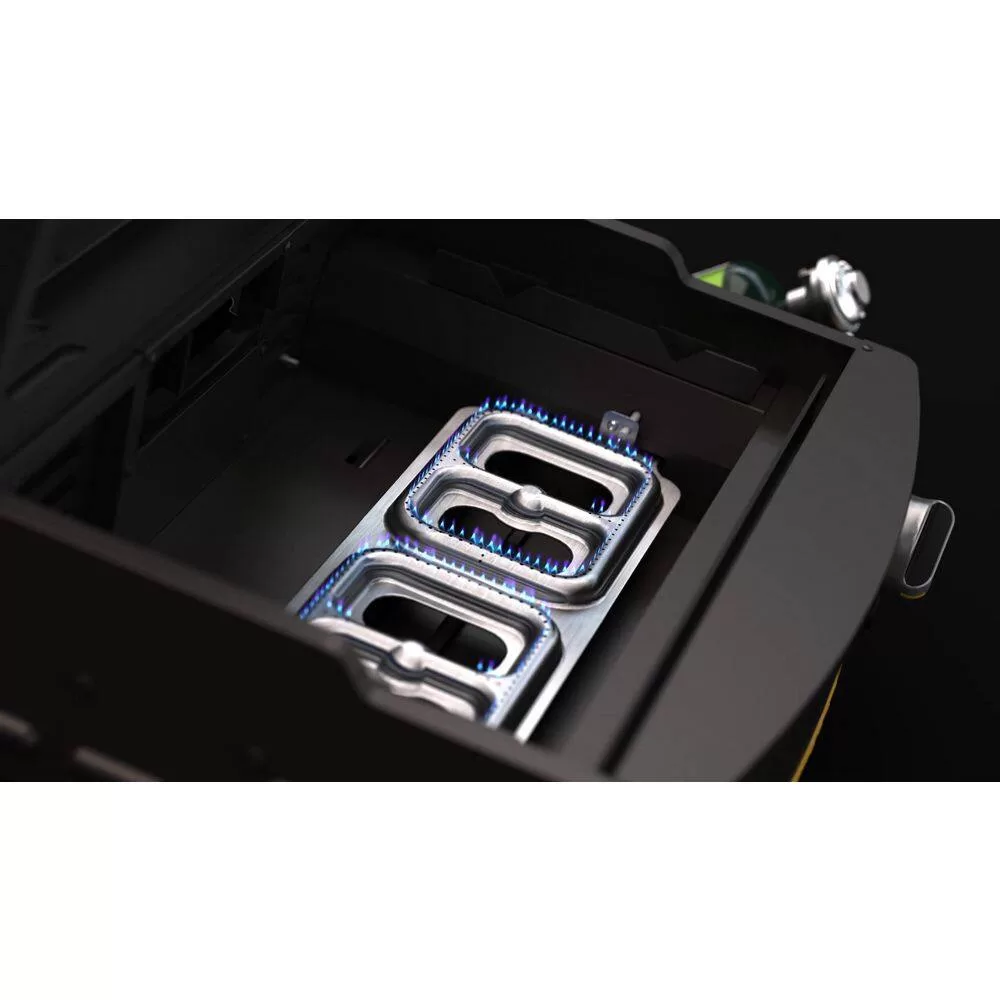 HALO HZ-1007-ANA Elite1B 1-Burner Outdoor Propane Countertop Griddle in Black