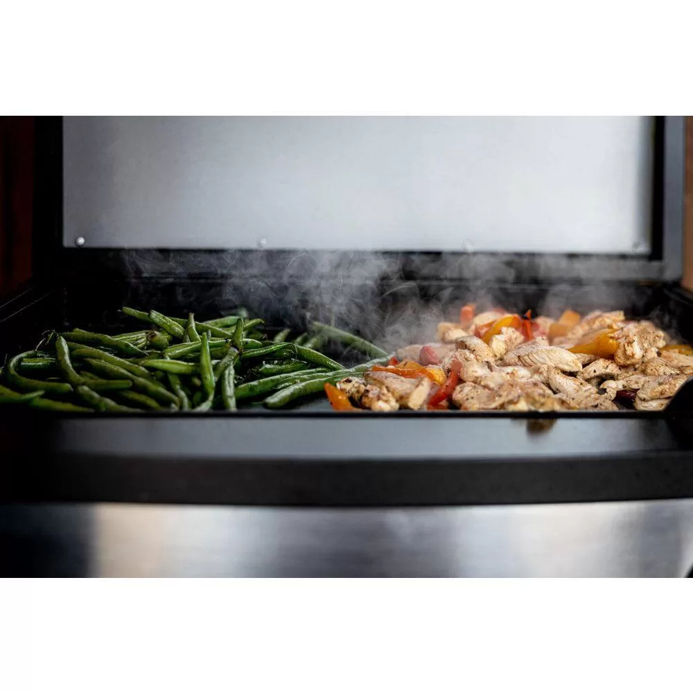 HALO HZ-1007-ANA Elite1B 1-Burner Outdoor Propane Countertop Griddle in Black