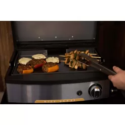 HALO HZ-1007-ANA Elite1B 1-Burner Outdoor Propane Countertop Griddle in Black