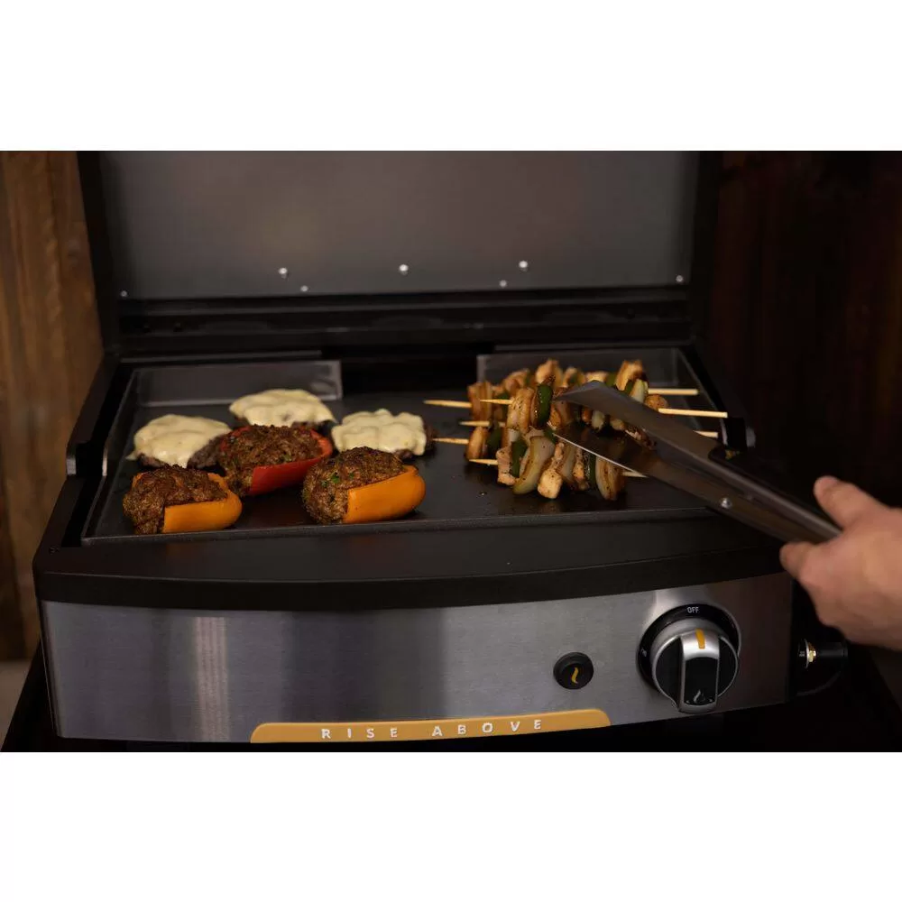 HALO HZ-1007-ANA Elite1B 1-Burner Outdoor Propane Countertop Griddle in Black