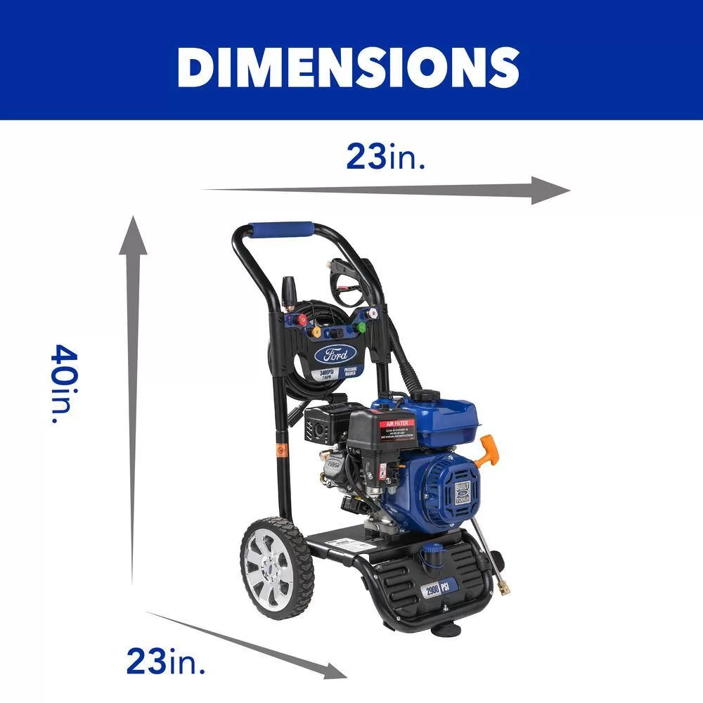 Ford FPWG3400H 3400 PSI 2.6 GPM Professional Gas Pressure Washer