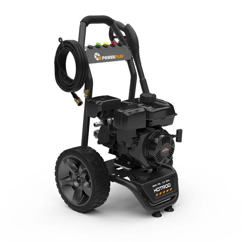 Powerplay HR233HB27ARNLQC Hotrod 3300 PSI, 2.7 GPM Gas Powered Cold Water Pressure Washer