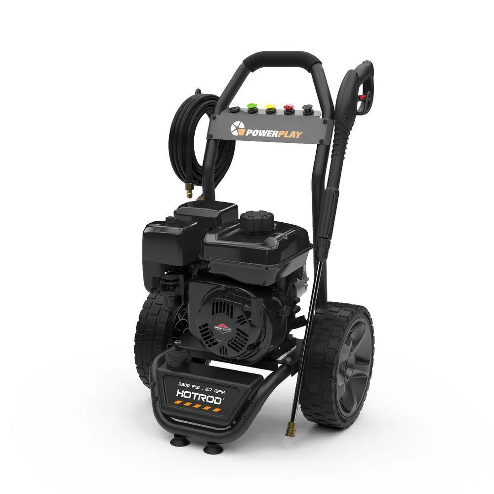 Powerplay HR233HB27ARNLQC Hotrod 3300 PSI, 2.7 GPM Gas Powered Cold Water Pressure Washer
