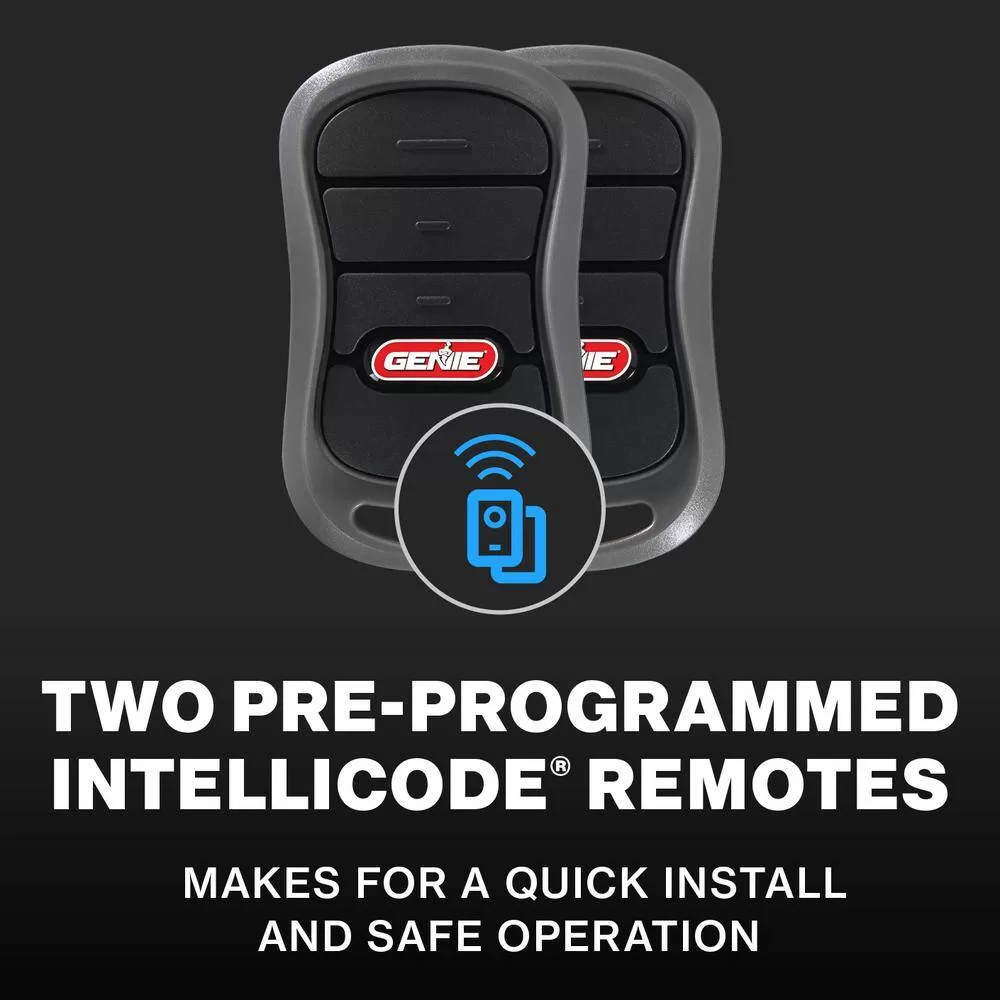 Genie 7155D-TSV Signature Series 1 hp. Belt Drive Smart Garage Door Opener with Battery Backup