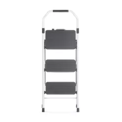 Gorilla Ladders GLS-3CS 3-Step Compact Steel Step Stool with 225 lb. Load Capacity Type II Duty Rating (8ft. Reach Height)