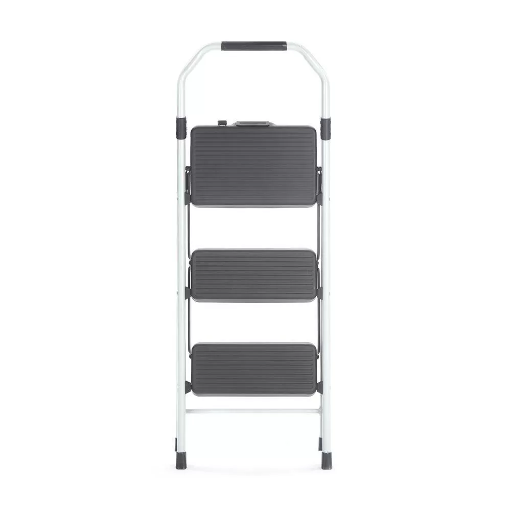Gorilla Ladders GLS-3CS 3-Step Compact Steel Step Stool with 225 lb. Load Capacity Type II Duty Rating (8ft. Reach Height)