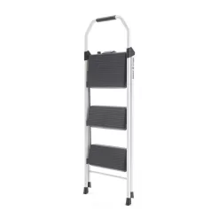Gorilla Ladders GLS-3CS 3-Step Compact Steel Step Stool with 225 lb. Load Capacity Type II Duty Rating (8ft. Reach Height)
