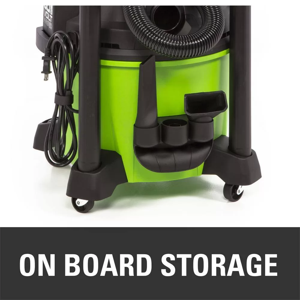 Greenworks VU0B01 PRO 9 Gal. 60-Volt AC/DC Wet Dry Vac (Tool-Only)