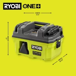 RYOBI PCL734B ONE+ 18V LINK Cordless 3 Gal. Wet/Dry Vacuum (Tool Only)