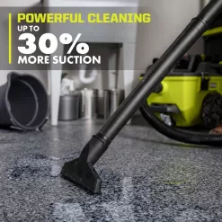 RYOBI PCL735K ONE+ 18V Cordless 6 Gal. Wet Dry Vacuum Kit with 4.0 Ah Battery and 18V Charger