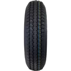 Hi-Run ASB1001 8 Spoke White 50 PSI ST175/80D13 and 13 in. x 4.5 in. 5-4.5HD 6-Ply Tire and Wheel Assembly