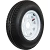 Hi-Run ASB1001 8 Spoke White 50 PSI ST175/80D13 and 13 in. x 4.5 in. 5-4.5HD 6-Ply Tire and Wheel Assembly