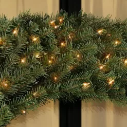 Home Accents Holiday NF-60WLO 60 in Prelit Norwood Fir Wreath