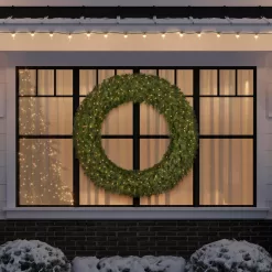Home Accents Holiday NF-60WLO 60 in Prelit Norwood Fir Wreath