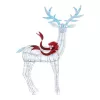 Home Accents Holiday 21GM11814 6 ft. Iridescent Ribbon Reindeer Holiday Yard Decoration