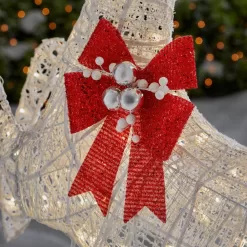 Home Accents Holiday 21RT1892111 5.5 ft. Warm White LED Jumping Buck Holiday Yard Decoration
