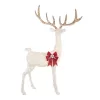 Home Accents Holiday TY285-1911 8.5 ft. Warm White LED Giant Buck with Bow Holiday Yard Decoration