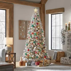 Home Accents Holiday 22GU75002 7.5 ft. Alta Flocked Christmas Tree