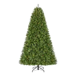 Home Accents Holiday 23HD90002 7.5 ft. Pre-Lit LED Brookside Pine Artificial Christmas Tree