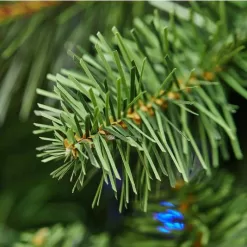 Home Accents Holiday 23PG90042 7.5 ft. Pre-Lit LED Wesley Pine Artificial Christmas Tree