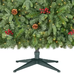 Home Accents Holiday 23PG90123 9 ft. Pre-Lit LED Westwood Fir Artificial Christmas Tree