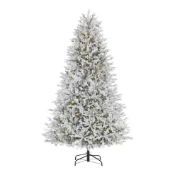 Home Decorators Collection 21HD10008 7.5 ft. Pre-Lit LED Kenwood Fraser Flocked Artificial Christmas Tree
