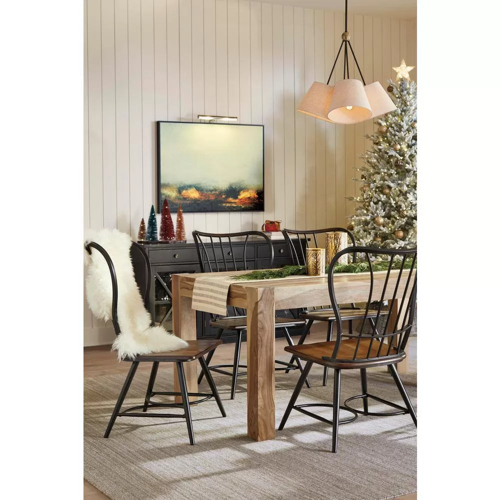 Home Decorators Collection 21HD10008 7.5 ft. Pre-Lit LED Kenwood Fraser Flocked Artificial Christmas Tree