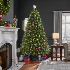 Home Decorators Collection 23LE31092 7.5 ft. Pre-Lit LED Waldorf Fir Artificial Christmas Tree Powered by Hubspace