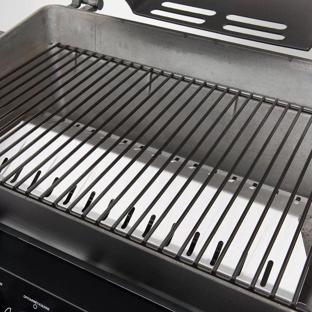 Huntington 24025HNT 2-Burner Cast Aluminum Propane Gas Grill in Black