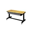 Husky HOLT5202B12 52 in. Adjustable Height Work Table with 2-Drawers in Black
