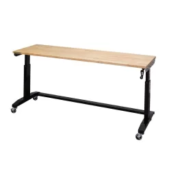 Husky HOLT72XDB11 72 in. Adjustable Height Work Table