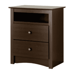 Prepac Fremont 2 Drawer Nightstand, 16