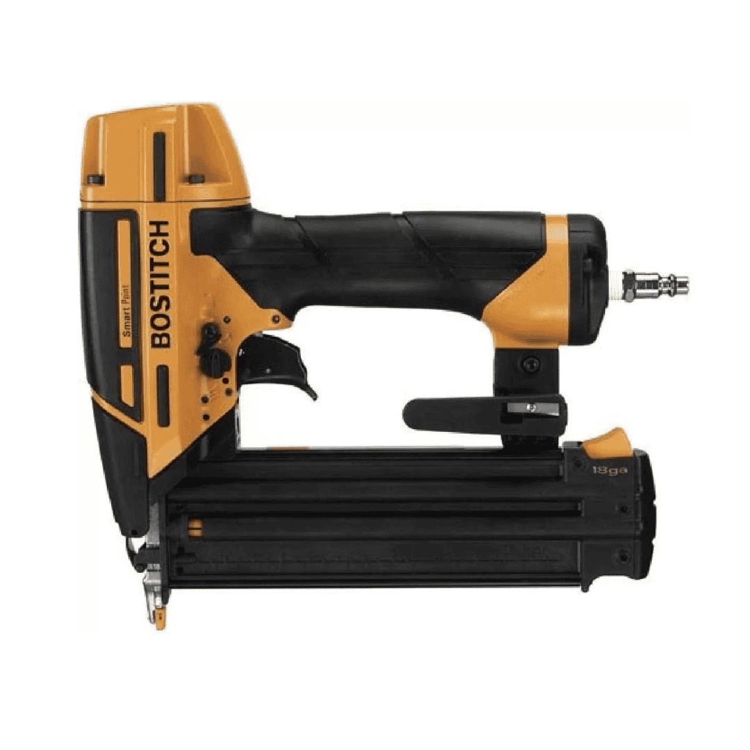 BOSTITCH Brad Nailer Kit, 18GA, Smart Point, Pneumatic (BTFP12233)