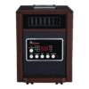 Dr. Infrared Heater Up to 1500-Watt Infrared Quartz Cabinet Indoor Electric Space Heater with Thermostat and Remote Included