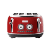 Haden Dorset 4-Slice Red 1500-Watt Toaster