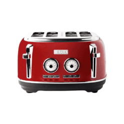 Haden Dorset 4-Slice Red 1500-Watt Toaster
