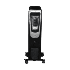 NewAir Up to 1500-Watt Oil-filled Radiant Tower Indoor Electric Space Heater with Thermostat and Remote Included
