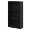 Furinno Basic 3-Tier Bookcase Storage Shelves, Espresso