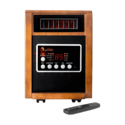 Dr. Infrared Heater Up to 1500-Watt Infrared Quartz Cabinet Indoor Electric Space Heater